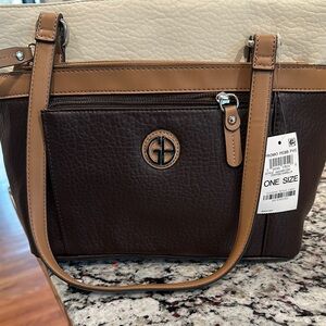 Gianni Bini Brown and Tan Women's Bag
